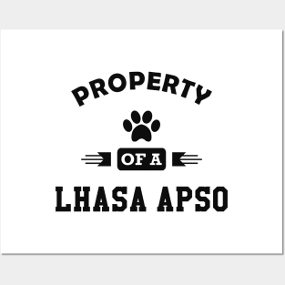 Lhasa Apso Dog - Property of a Lhaso apso Posters and Art